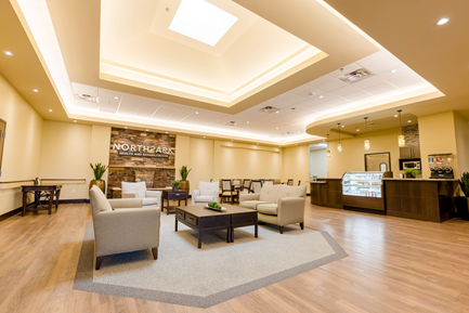 Lobby of NorthPark Health & Rehabilitation of Cascadia